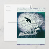 Carte Postale Raven survole l'homme endormi (Devant / Derrière)