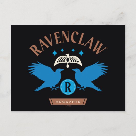 Carte Postale RAVENCLAW™ Maison double aigle Diadem Graphique (Devant)