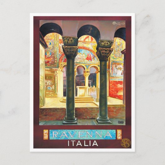 Carte Postale Ravenne Italie voyage vintage (Devant)