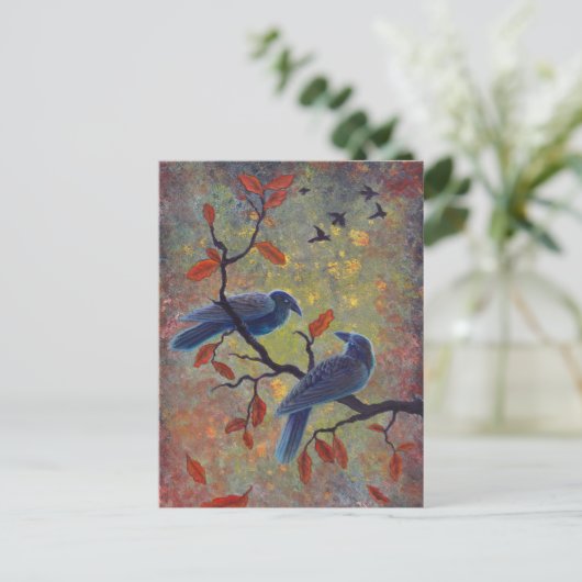 Carte Postale Ravens d'automne (Debout devant)