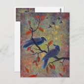 Carte Postale Ravens d'automne (Devant / Derrière)