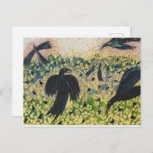 Carte Postale Ravens et moutarde sauvage (Devant / Derrière)