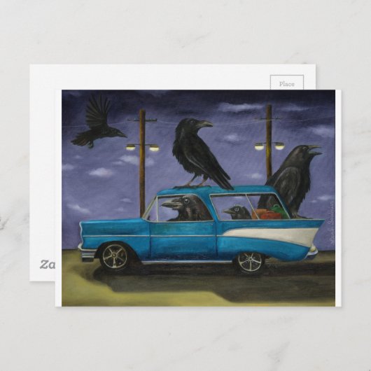 Carte Postale Ravens' Ravens (Devant / Derrière)