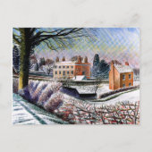 Carte Postale Ravilier - Vicarage en hiver (Devant)