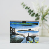 Carte Postale Ravilieux - Différents aspects des sous-marins (Debout devant)