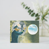 Carte Postale Ravilif - Officier à la recherche d'un periscope (Debout devant)