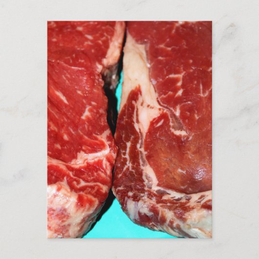 Carte Postale Raw Steak de New York (Devant)