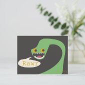 Carte Postale Rawr Dinosaur (Debout devant)