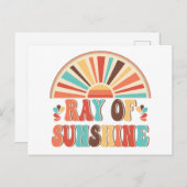 Carte Postale Ray of Sunshine (Devant / Derrière)