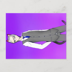 Carte postale Raymond humanisée de passage d'anima