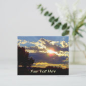 Carte Postale Rayon personnalisé (Debout devant)