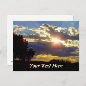 Carte Postale Rayon personnalisé (Devant / Derrière)