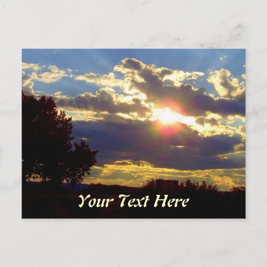 Carte Postale Rayon personnalisé (Devant)