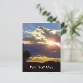 Carte Postale Rayon personnalisé (Debout devant)