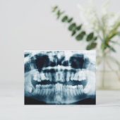 Carte Postale Rayon X des dents (Debout devant)