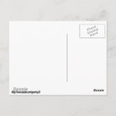 Carte Postale Rayon X du crâne Alien (Dos)