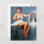 Carte Postale Rayon X vers le haut (Devant / Derrière)