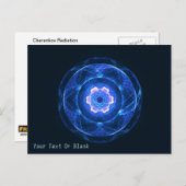 Carte Postale Rayonnement Tcherenkov (Devant / Derrière)