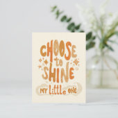 Carte Postale Rayonner de Positivité : Choisissez de Briller Ins (Debout devant)