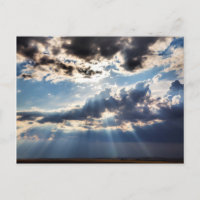 Rayons de soleil venant d'en haut