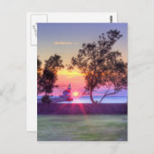 Carte Postale Rayons du matin (Devant / Derrière)