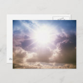 Carte Postale Rayons lumineux (Devant / Derrière)