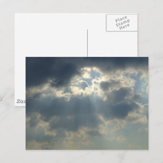 Carte Postale Rayons Sun (Devant / Derrière)