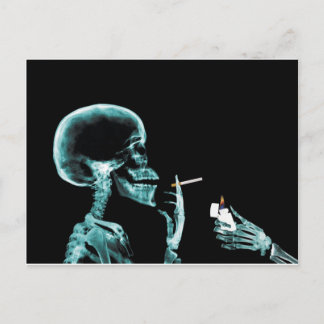 Carte Postale rayons X fumants