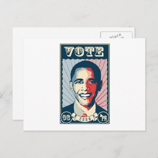 Carte Postale RAYS OBAMA VOTE -.png (Devant / Derrière)