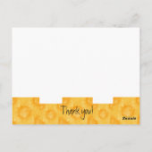 Carte Postale Rays of sunshine (Thank You) (Dos)