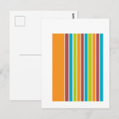Carte Postale Rayures Abstraites (Devant / Derrière)