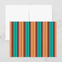 Rayures arc-en-ciel turquoise rouge orange du Sud-