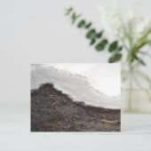 Carte Postale Rayures de courant de neige d'hiver (Debout devant)