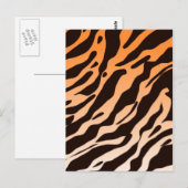 Carte Postale Rayures de Tigre (Devant / Derrière)