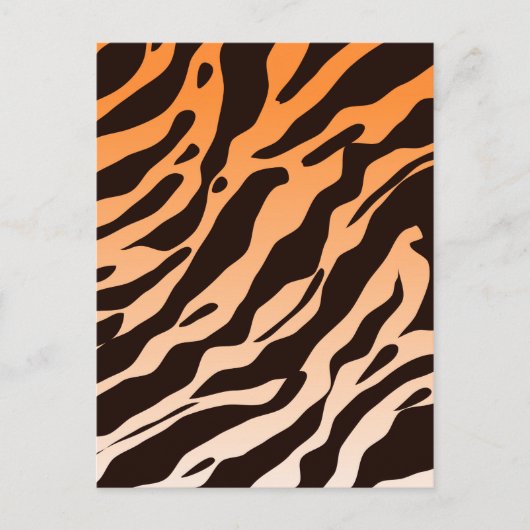 Carte Postale Rayures de Tigre (Devant)