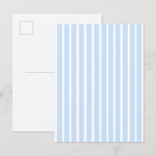 Carte Postale Rayures fines (Devant / Derrière)