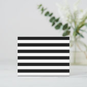 Carte Postale Rayures noires (Debout devant)