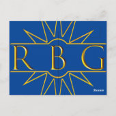 Carte Postale Rbg Sweat Golden Design (Dos)