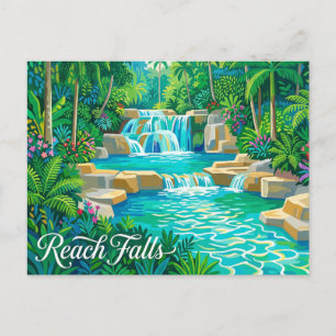 Carte Postale Reach Falls Jamaïque