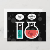 Carte Postale Réaction chimique (Devant / Derrière)