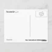 Carte postale Reader Girl Eats (Dos)