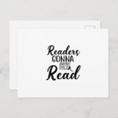 Carte Postale Reading art readers (Devant / Derrière)