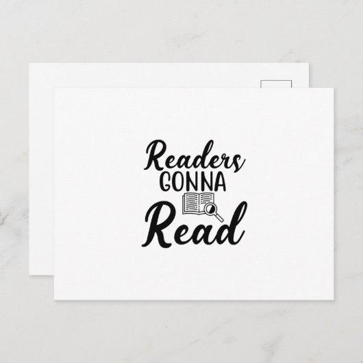 Carte Postale Reading art readers (Devant / Derrière)