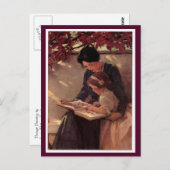 Carte Postale Réading des enfants (Devant / Derrière)