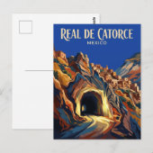 Carte Postale Real de Catorce Mexique (Devant / Derrière)