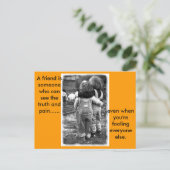 Carte Postale real_friends, Un ami.. (Debout devant)