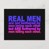 Carte postale Real Men