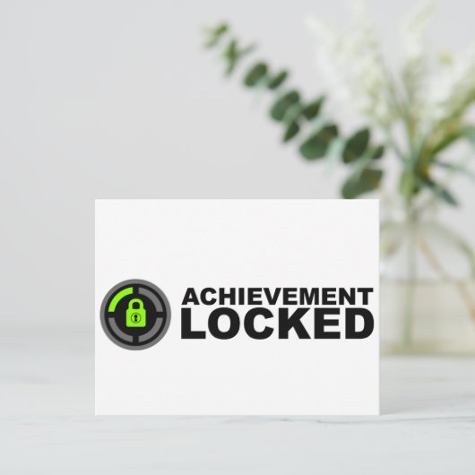 Carte Postale Réalisation verrouillée (Debout devant)