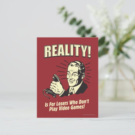 Carte Postale Réalité : Pour les perdants (Debout devant)