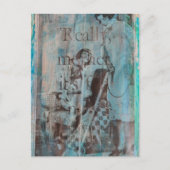 Carte Postale Really Mother a Vacuum Cleaning Collage (Devant)